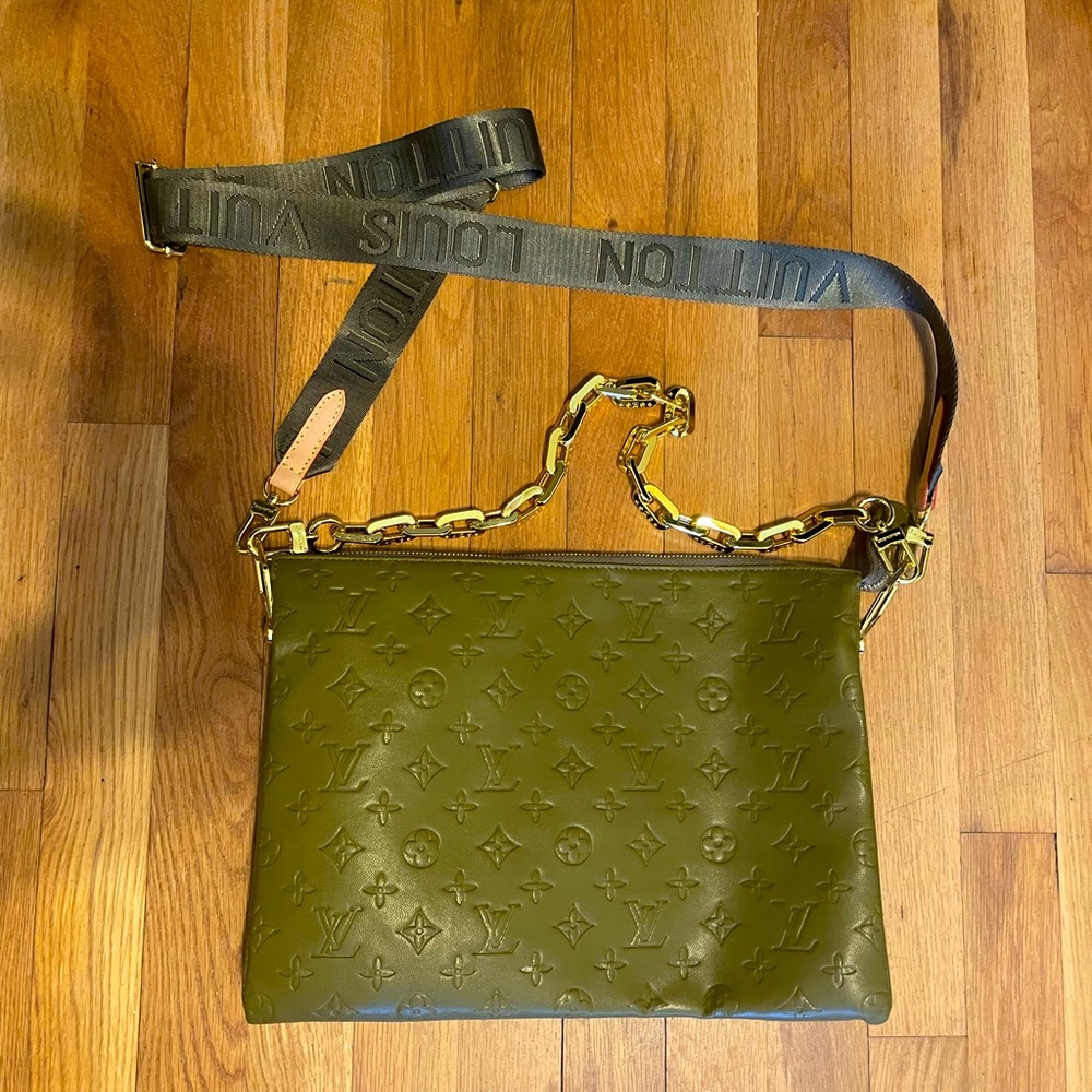 LV Coussin style monogram MM bag- Not authentic.
